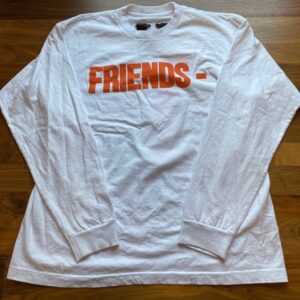 Vlone Friends Sweatshirt Orange & White