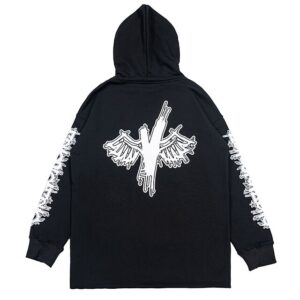 Vlone Wings Green Logo Hoodie