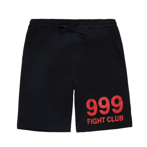 999 Club Juice Wrld Fight Shorts Black