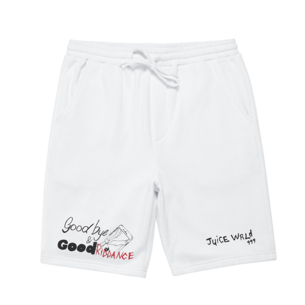 999 Club Juice Wrld Gbgr Shorts White